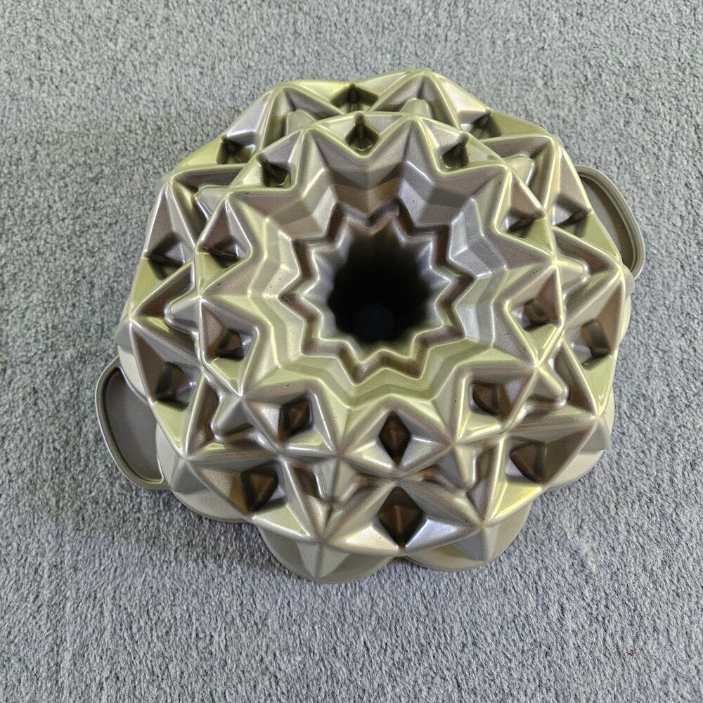 Anolon Diamond Star Shaped Fluted Baking Bake Cake Pan Mold Non Stick Vintge
